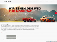 isd-bank.de Webseite Vorschau
