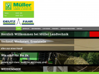 muellerlandtechnik.de Webseite Vorschau