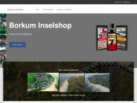 borkum-inselshop.de Webseite Vorschau