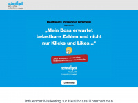 healthcare-influencer-marketing.de Webseite Vorschau
