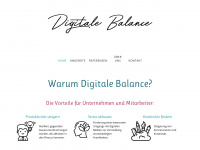 digitale-balance.de Webseite Vorschau
