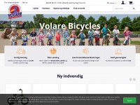 volare-cykler.dk Webseite Vorschau