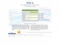 irm-x.com Webseite Vorschau