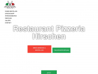 pizzeria-hirschen.ch Webseite Vorschau