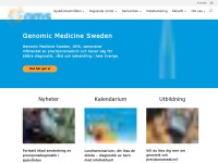 genomicmedicine.se Webseite Vorschau