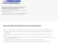 bedachungen-thoben.de Webseite Vorschau