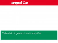 wupsicar.de Webseite Vorschau