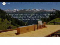 berghütte-walibach.ch Webseite Vorschau