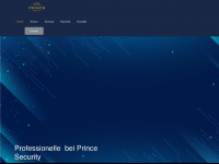 prince-security.de Webseite Vorschau
