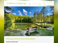 schoensee-camping.de Webseite Vorschau