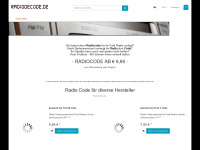 radiodecode.de Webseite Vorschau