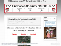 tv-schwafheim.net Webseite Vorschau