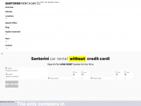santorini-rent-a-car.com Webseite Vorschau