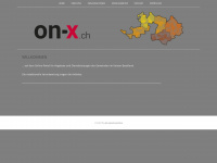 on-x.ch Webseite Vorschau