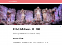 fokus-schultheater.de Webseite Vorschau