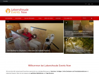 lebensfreude-events-now.de Webseite Vorschau
