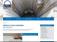 pq-bau.com Webseite Vorschau