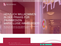 zahnarztpraxishamburger-in-laubach.de Webseite Vorschau