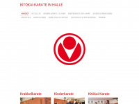 kitokai-karate-in-halle.de Webseite Vorschau