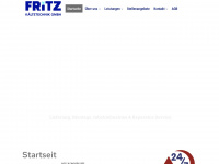 fritz-kaeltetechnik.de Webseite Vorschau