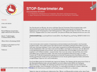 stop-smartmeter.de Webseite Vorschau