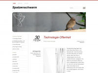 spatzenschwarm.wordpress.com Webseite Vorschau