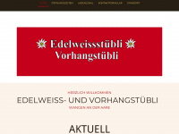 edelweiss-vorhangstuebli.ch Webseite Vorschau