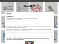 guerillart.com Webseite Vorschau