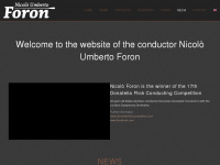 nicoloforon.com Webseite Vorschau