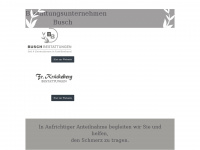 bestattungsunternehmen-busch.de Webseite Vorschau