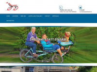 pedalwelt-fahrradverleih.de Webseite Vorschau