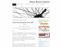 albanybicyclecoalition.com Webseite Vorschau