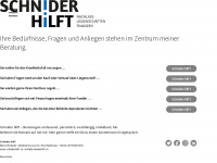 schniderhilft.ch Webseite Vorschau
