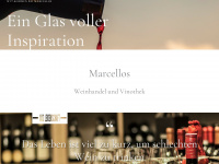 marcellos.at Webseite Vorschau