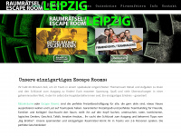 escaperoomleipzig.com Webseite Vorschau