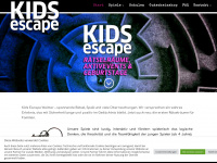 kidsescape.de Webseite Vorschau