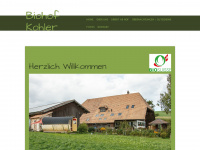 biohof-kohler.ch Webseite Vorschau