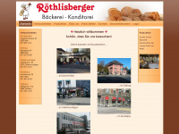 baeckerei-roethlisberger.ch Webseite Vorschau