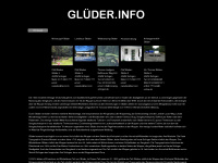 glüder.info Webseite Vorschau
