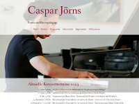 casparpianist.de Webseite Vorschau