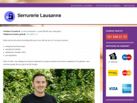 serrurerie-lausanne.ch Webseite Vorschau