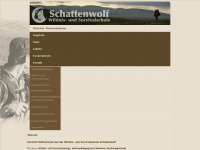schattenwolf-wildnisschule.de Webseite Vorschau
