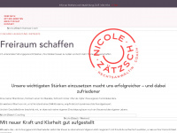 nicolezaetzsch.de Webseite Vorschau