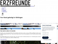 erzfreunde.com Webseite Vorschau