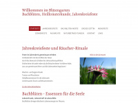 bluetengarten.at Webseite Vorschau