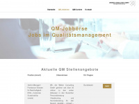 qm-job.com Webseite Vorschau
