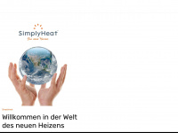 simplyheat.eu Webseite Vorschau