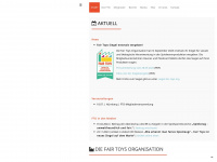 fair-toys.org Webseite Vorschau