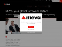 meva.net Webseite Vorschau