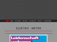 elektro-meyer-wedel.com Webseite Vorschau